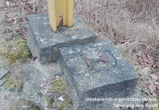 EBOE Heeder Tannen Beton Markierung 13.7km-b 11-Feb-2017